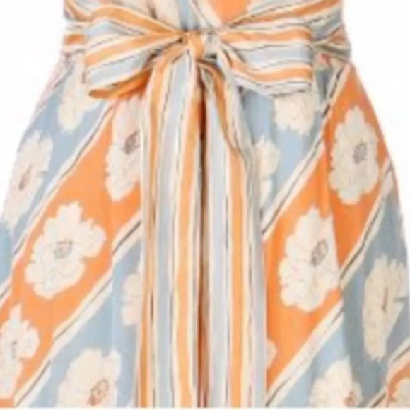 RIC RAC by ANTHROPOLOGIE Florist's Holiday Dress in Orange - Picture 3 of 9